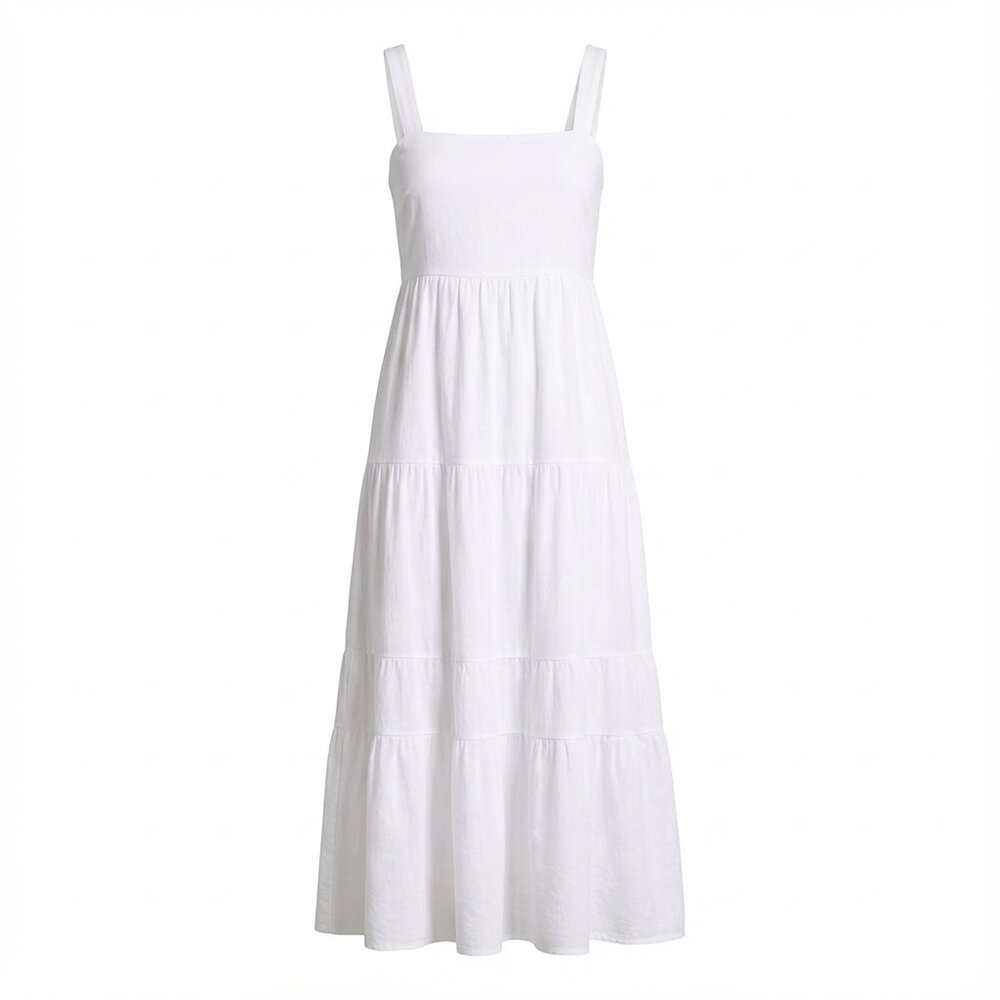 Sanctuary Women's Watching Sunset Tiered Midi Dress – First Bloom - Picture 1 of 5